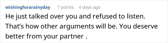 Screenshot of a user comment about relationship issues related to misunderstanding and communication problems in Excel document use. Screenshot of a user comment about relationship issues related to misunderstanding and communication problems in Excel document use.