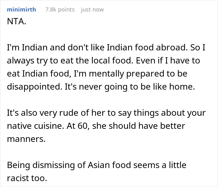 Person hosting hubby&rsquo;s Italian friend, using spices and drinking cappuccino after noon, facing mockery.