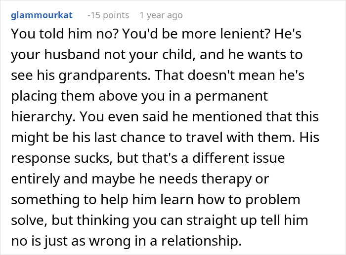 Husband leaves moving house tasks to wife while he travels, causing relationship tension and responsibility imbalance.