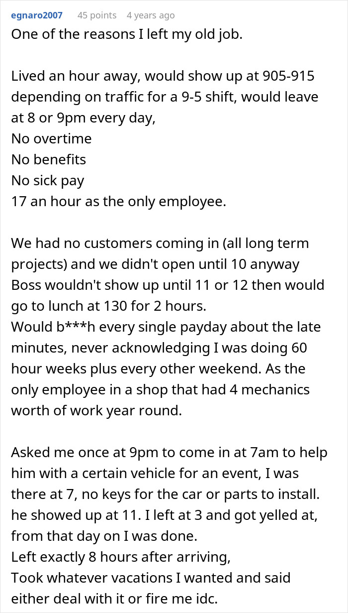 Man shares story about being told to stop being late and how he strictly sticks to his schedule afterwards.