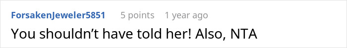 Screenshot of an online forum comment discussing a situation about rebooking a flight to avoid babysitting a niece. Screenshot of an online forum comment discussing a situation about rebooking a flight to avoid babysitting a niece.