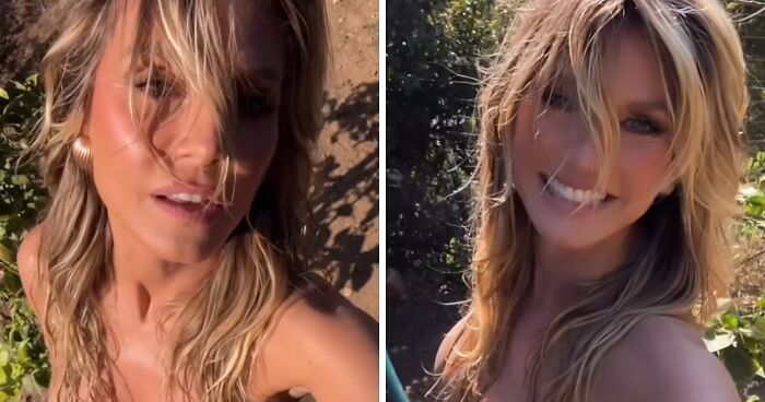 Heidi Klum, 52, Films Racy Video In Her Garden In Tiny Bikini That Leaves Little To The Imagination
