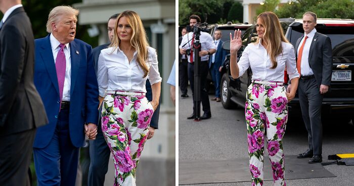 “Is That Bruce Jenner?”: Melania Trump Turns Heads With Striking New Look Earning President’s Praise