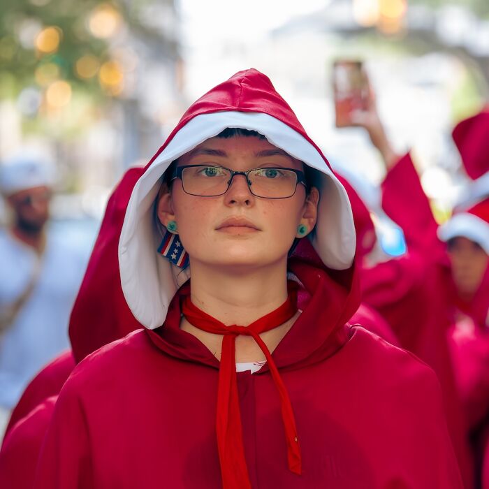 I Documented A ‘Handmaid’ Protest In Texas