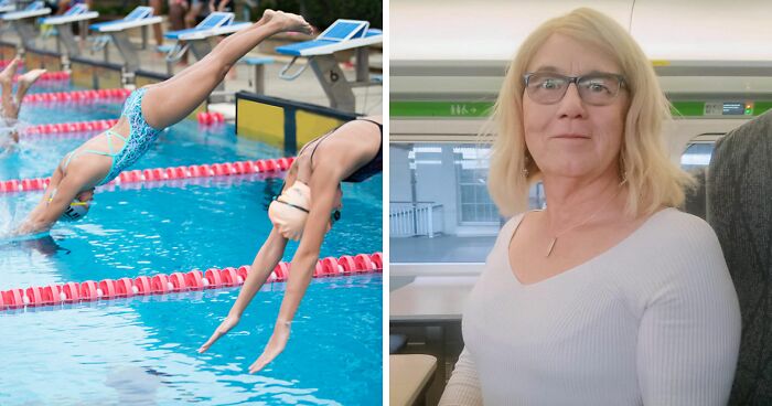 Trans Woman Swims Topless In Competition Against Men To Protest New Rule