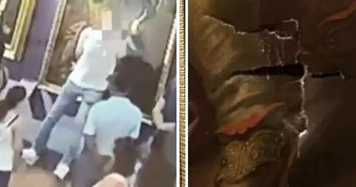 Tourist Sparks Fury In Italy After Ripping A Hole In 18th Century Painting While Taking Selfie