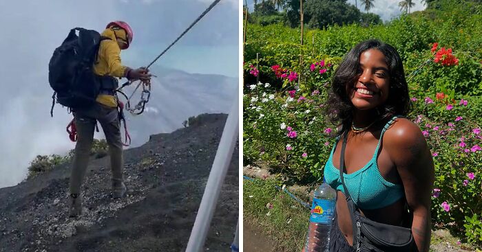 ‘Hero’ Guide Recovers Tourist’s Body From 1600ft-Deep Active Volcano Where She Was Tragically Abandoned
