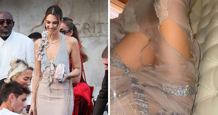 Leonardo DiCaprio’s Girlfriend Suffers Wardrobe Malfunction At Jeff Bezos And Lauren Sánchez’s Wedding Bash