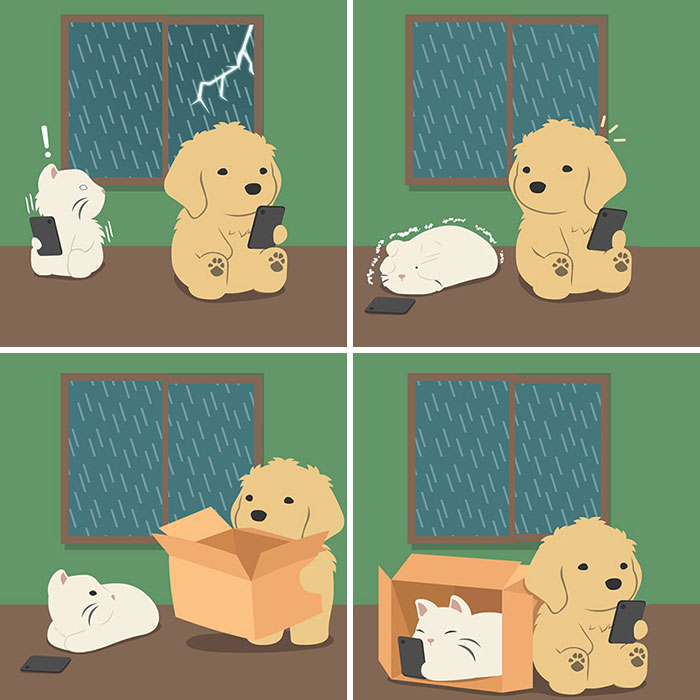 20 New Fun Comics By Kesanitw Featuring Cute Human-Like Animals