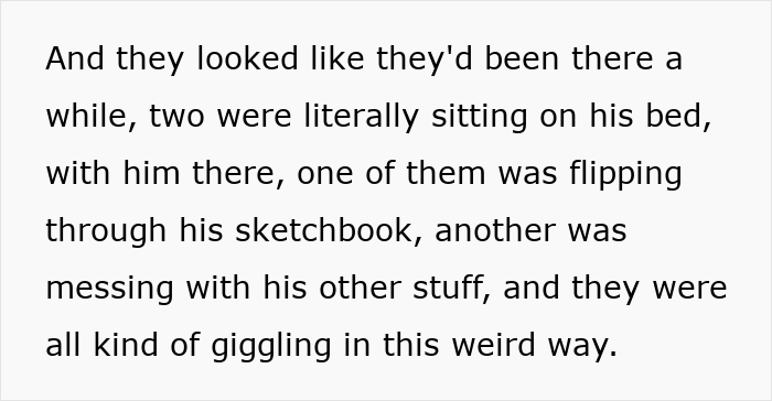 Teenagers at a daughter's sleepover with enforced basic boundaries, involving casual activities and quiet giggling. Teenagers at a daughter's sleepover with enforced basic boundaries, involving casual activities and quiet giggling.