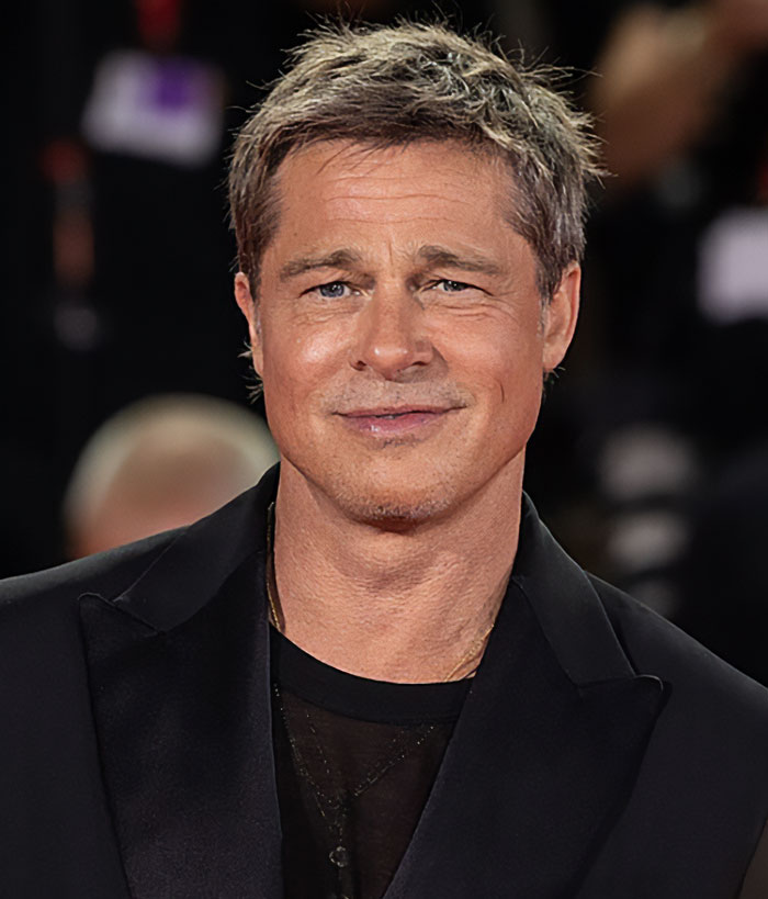 Brad Pitt at a red carpet event, highlighting celebrity involvement as witness mentions grow in Diddy's trial.