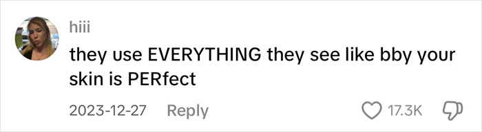 Social media comment raising concerns about dangerous trend harming pre-teen girls&rsquo; health, highlighted by doctors.