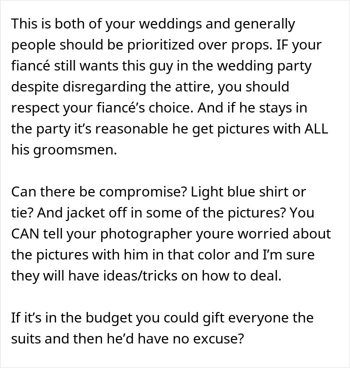 “My Husband Said Nothing”: Bride Issues Best Man An Ultimatum Over His Wedding Outfit “My Husband Said Nothing”: Bride Issues Best Man An Ultimatum Over His Wedding Outfit