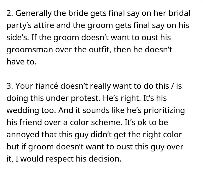 “My Husband Said Nothing”: Bride Issues Best Man An Ultimatum Over His Wedding Outfit “My Husband Said Nothing”: Bride Issues Best Man An Ultimatum Over His Wedding Outfit