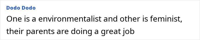 Comment about Greta Thunberg's singer sister who changed her name after backlash, highlighting family roles.