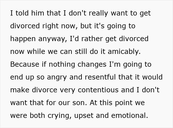 Text excerpt about a man feeling hurt after skipping his wife&rsquo;s first Mother&rsquo;s Day to spend time with his mom.