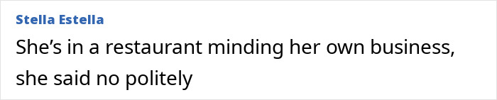Woman looking surprised and mortified after being rejected by Taylor Swift, serves the pushy influencer right.