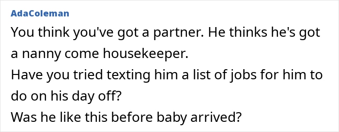 Man Believes He's More Productive Than Spouse, Misses The Reality Of Her Working And Babysitting Man Believes He's More Productive Than Spouse, Misses The Reality Of Her Working And Babysitting