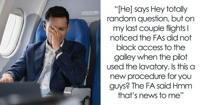 Plane Passenger Gets Weird, Ends Up “In Today’s Edition Of ‘Things Not To Ask A Flight Attendant…'”