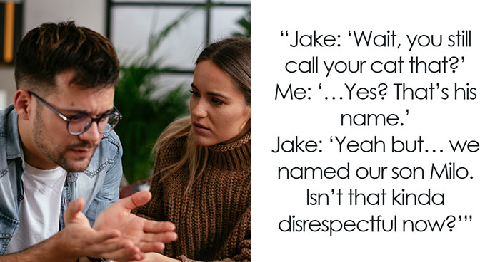 Man Weirded Out Friend Didn’t Change Her Cat’s Name After He Gave His Newborn The Same Name