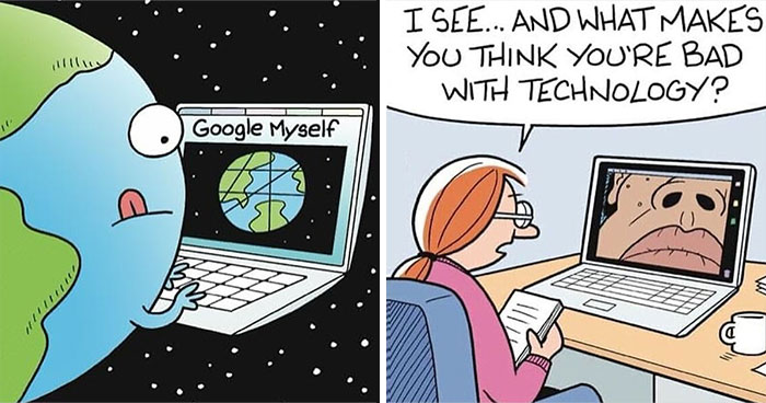 30 New Hilarious Comics Of Characters Using The Internet And Exposing Their Motivations, By Mark Parisi