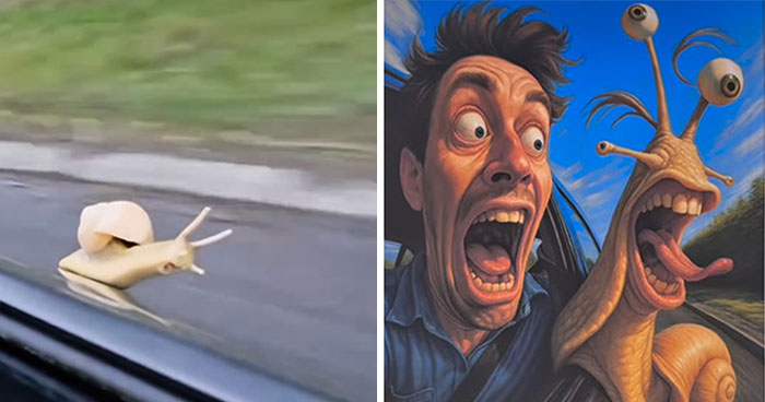 Artist Recreates Viral Animal Fails As Comical Caricatures (20 Pics)