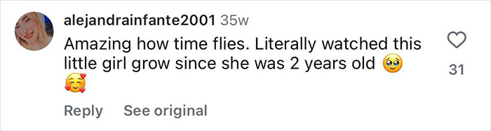 Social media comment praising the beloved child star from Good Luck Charlie for her grown-up look at 16.