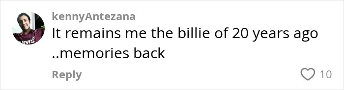 Comment on social media mentioning Billie Joe Armstrong and memories from 20 years ago related to Green Day's Billie Joe Armstrong.