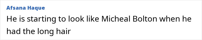 Fan comment comparing Henry Cavill&rsquo;s new Highlander hairstyle to Tom Holland&rsquo;s look with long hair.