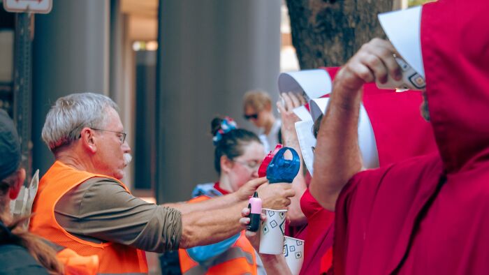 I Documented A ‘Handmaid’ Protest In Texas I Documented A ‘Handmaid’ Protest In Texas