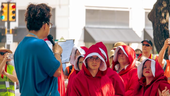I Documented A ‘Handmaid’ Protest In Texas I Documented A ‘Handmaid’ Protest In Texas