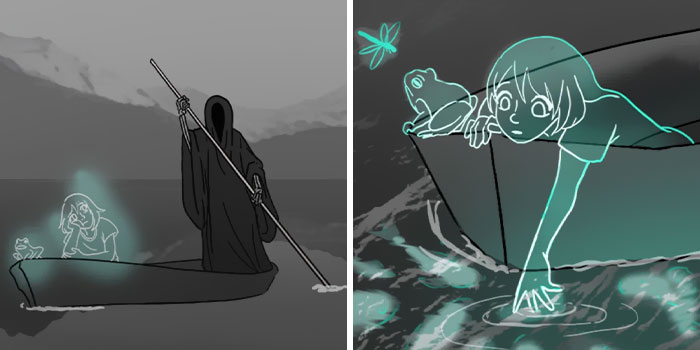 Artist Who Made People Cry With Her Grim Reaper Animal Comics Is Back With New Tearjerkers (5 Stories)