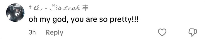 Comment on social media praising Heidi Klum's appearance, expressing admiration with the words oh my god, you are so pretty.