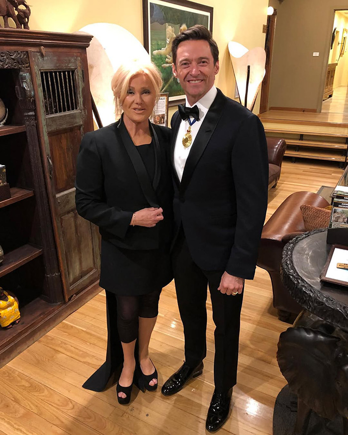 Hugh Jackman and woman dressed formally standing indoors, related to Hugh Jackman Skips Tonys amid divorce news. Hugh Jackman and woman dressed formally standing indoors, related to Hugh Jackman Skips Tonys amid divorce news.