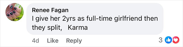 Comment from Renee Fagan discussing a predicted timeline amid Hugh Jackman and Sutton Foster's 17-year history and divorce news. Comment from Renee Fagan discussing a predicted timeline amid Hugh Jackman and Sutton Foster's 17-year history and divorce news.