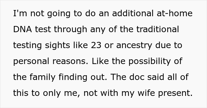 Text excerpt about a man discovering he is a perfect kidney match for his wife due to close family relation. Text excerpt about a man discovering he is a perfect kidney match for his wife due to close family relation.