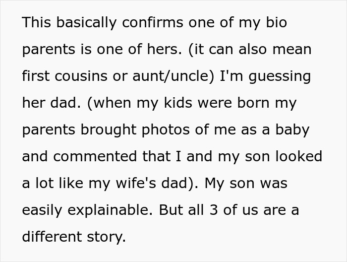 Text message explaining a man discovering he is a perfect kidney match for his wife due to close family relation. Text message explaining a man discovering he is a perfect kidney match for his wife due to close family relation.