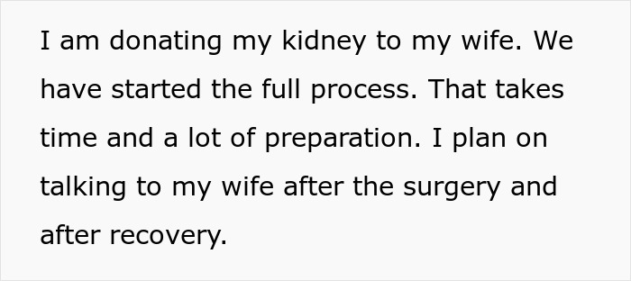 Man discussing kidney donation process to his wife and their close relation as perfect kidney match for surgery. Man discussing kidney donation process to his wife and their close relation as perfect kidney match for surgery.