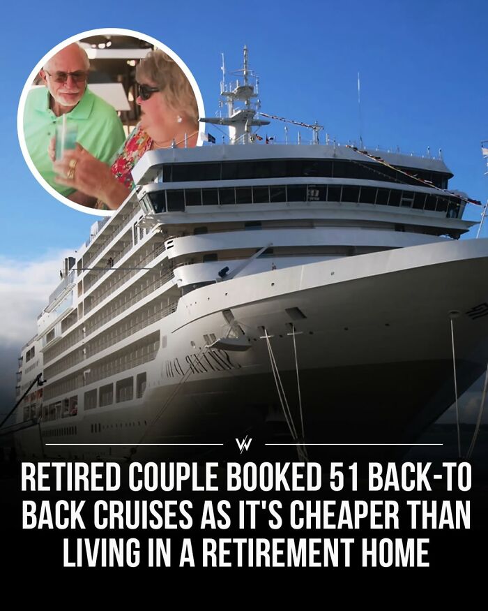 Retired couple enjoying cruises, illustrating interesting short stories about unique and affordable lifestyle choices in retirement.