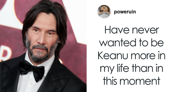 People Applaud Keanu Reeves’ Reaction To Being Straddled Live At The Tony Awards