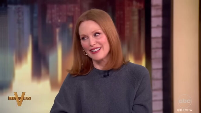 Actress discussing Hollywood hypocrisy on aging, highlighting how women get older while men age like fine wine.