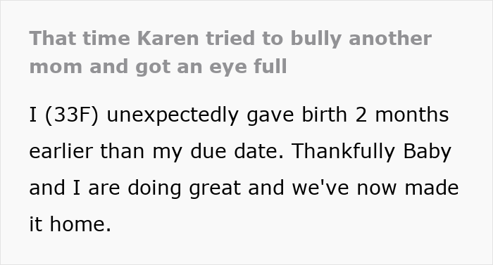 New mom’s hilarious malicious compliance story about shutting down a nosy NICU neighbor after early birth. New mom’s hilarious malicious compliance story about shutting down a nosy NICU neighbor after early birth.