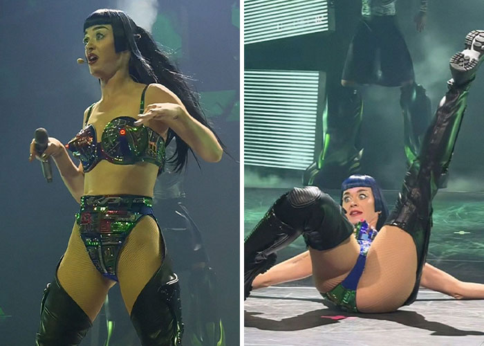 Katy Perry performing in a colorful outfit on stage during a live concert, related to Katy Perry and Orlando Bloom split news. Katy Perry performing in a colorful outfit on stage during a live concert, related to Katy Perry and Orlando Bloom split news.