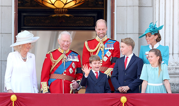 British royal family members in formal wear during Trooping the Colour, highlighting lip reader insights on Prince Louis. British royal family members in formal wear during Trooping the Colour, highlighting lip reader insights on Prince Louis.