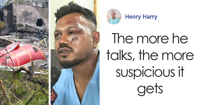 Massive Skepticism After Air India Crash Survivor Discusses In Detail How He Got Out Of The Boeing