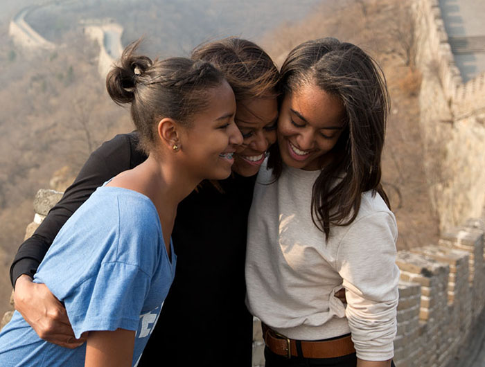 Michelle Obama shares a warm moment with daughters, amid discussions on Malia dropping last name sparking mixed reactions. Michelle Obama shares a warm moment with daughters, amid discussions on Malia dropping last name sparking mixed reactions.