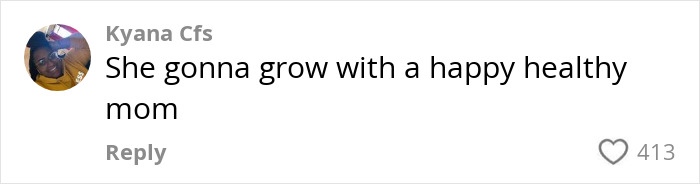 Comment on social media post reacting to mom being criticized after toddler pretends to inject weight-loss medication on camera.