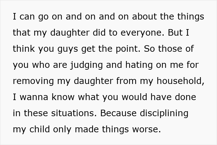 Alt text: Mom explains why she made the painful choice to remove her mentally ill daughter from the home due to worsening behavior.