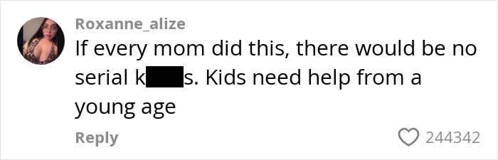 Comment from a mom explaining her painful choice to remove her mentally ill daughter from the home, highlighting early help for kids.
