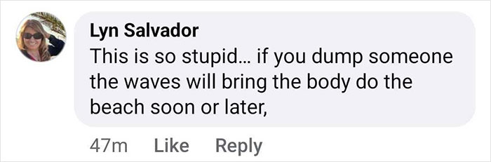 Screenshot of a social media comment discussing theories related to Madeleine McCann's disappearance and a drunk driver.